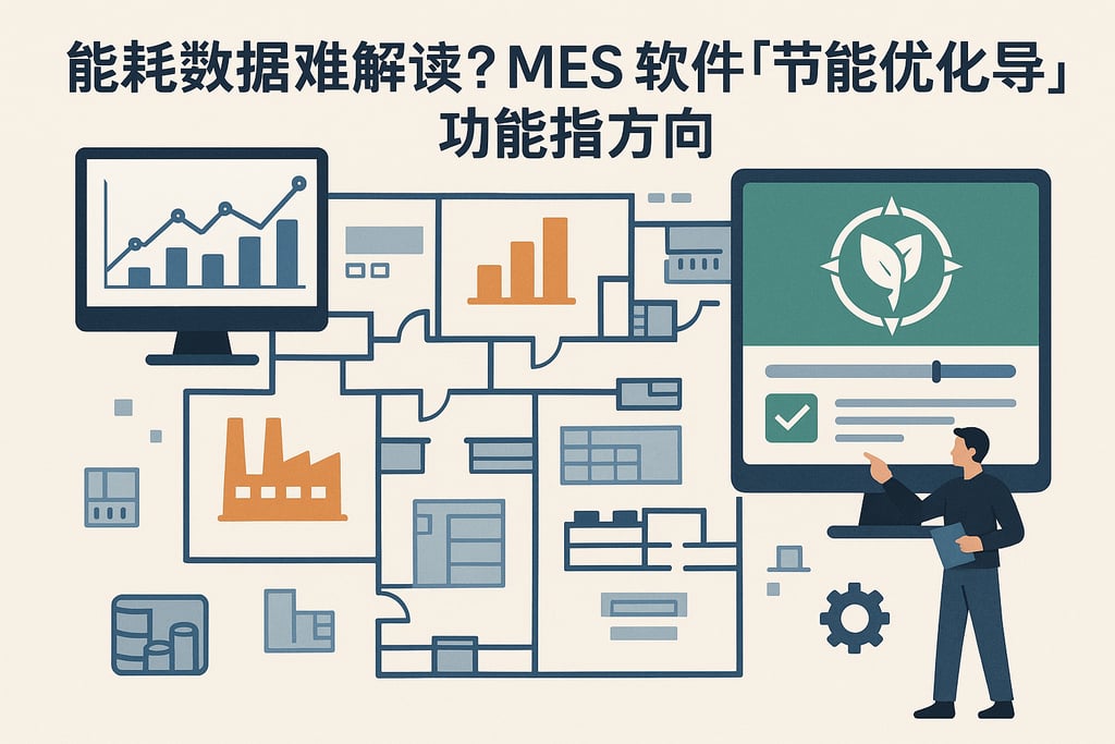 能耗数据难解读？MES 软件「节能优化向导」功能指方向